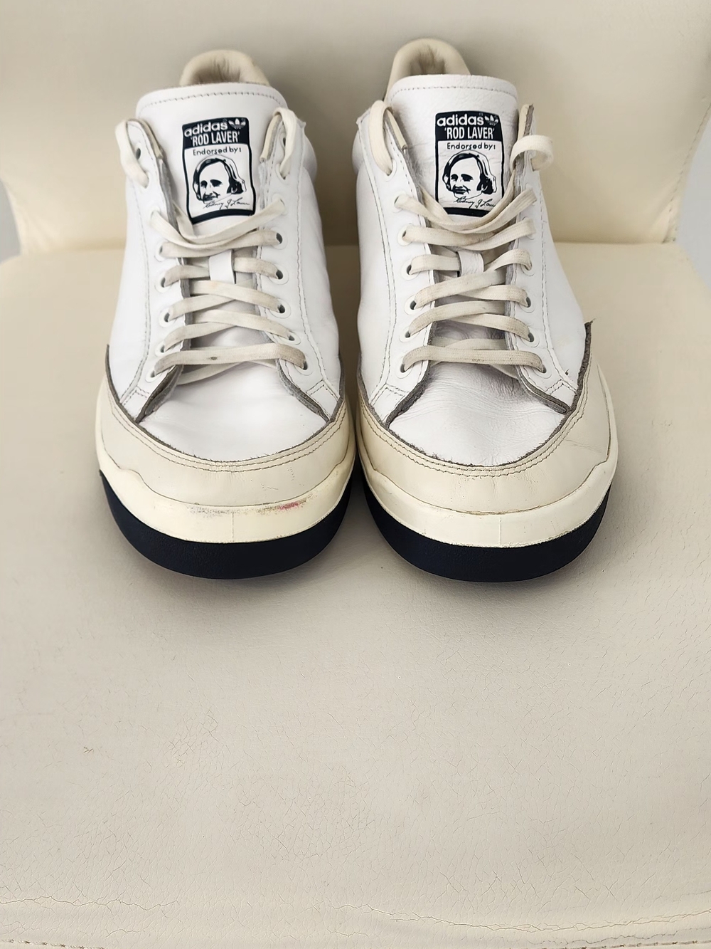 adidas Rod Laver Classic Leather Sneakers - White